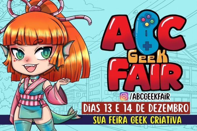 ABC Geek Fair 2025 traz a Feira Geek Criativa ao Atrium Shopping em dezembro